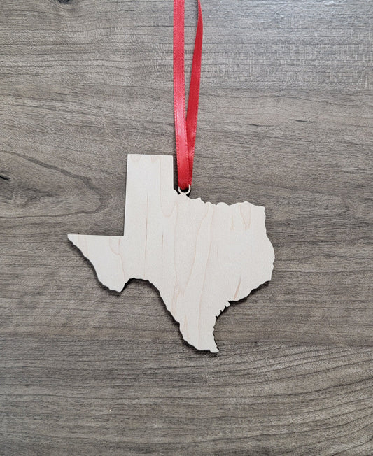Texas Ornaments, State Shape Bulk wood cut out Blanks, Texan, Unfinished, Wood Ornament, DIY, Christmas ornaments, Blanks for Crafts, sign making