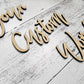 Custom Wood Word, Personalized Word sign