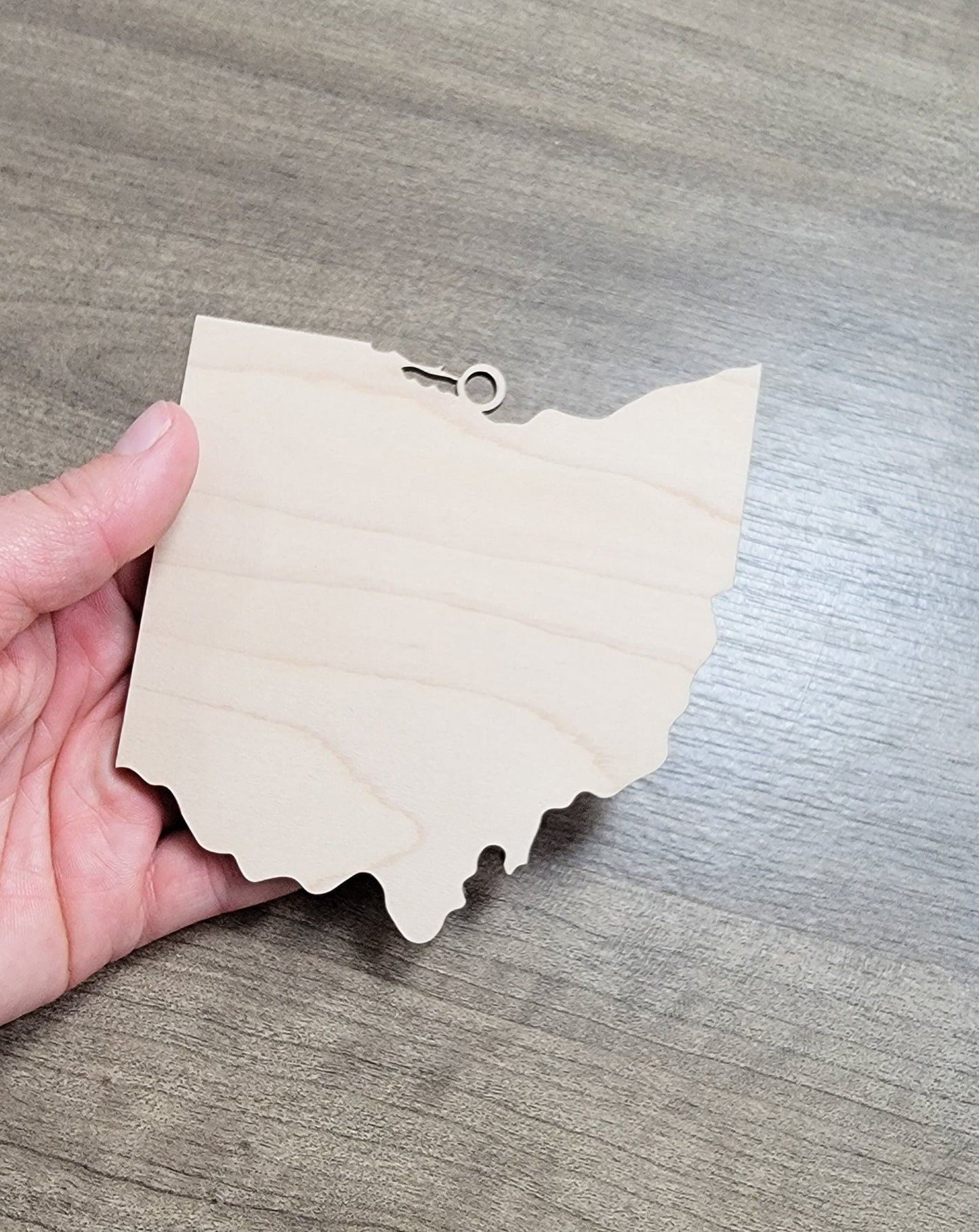 Ohio Ornament, Ohio State Shape Bulk wood Blank, Unfinished, Wood Ornament, DIY, Christmas ornaments, Blanks for Crafts, sign making