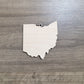 Ohio Ornament, Ohio State Shape Bulk wood Blank, Unfinished, Wood Ornament, DIY, Christmas ornaments, Blanks for Crafts, sign making