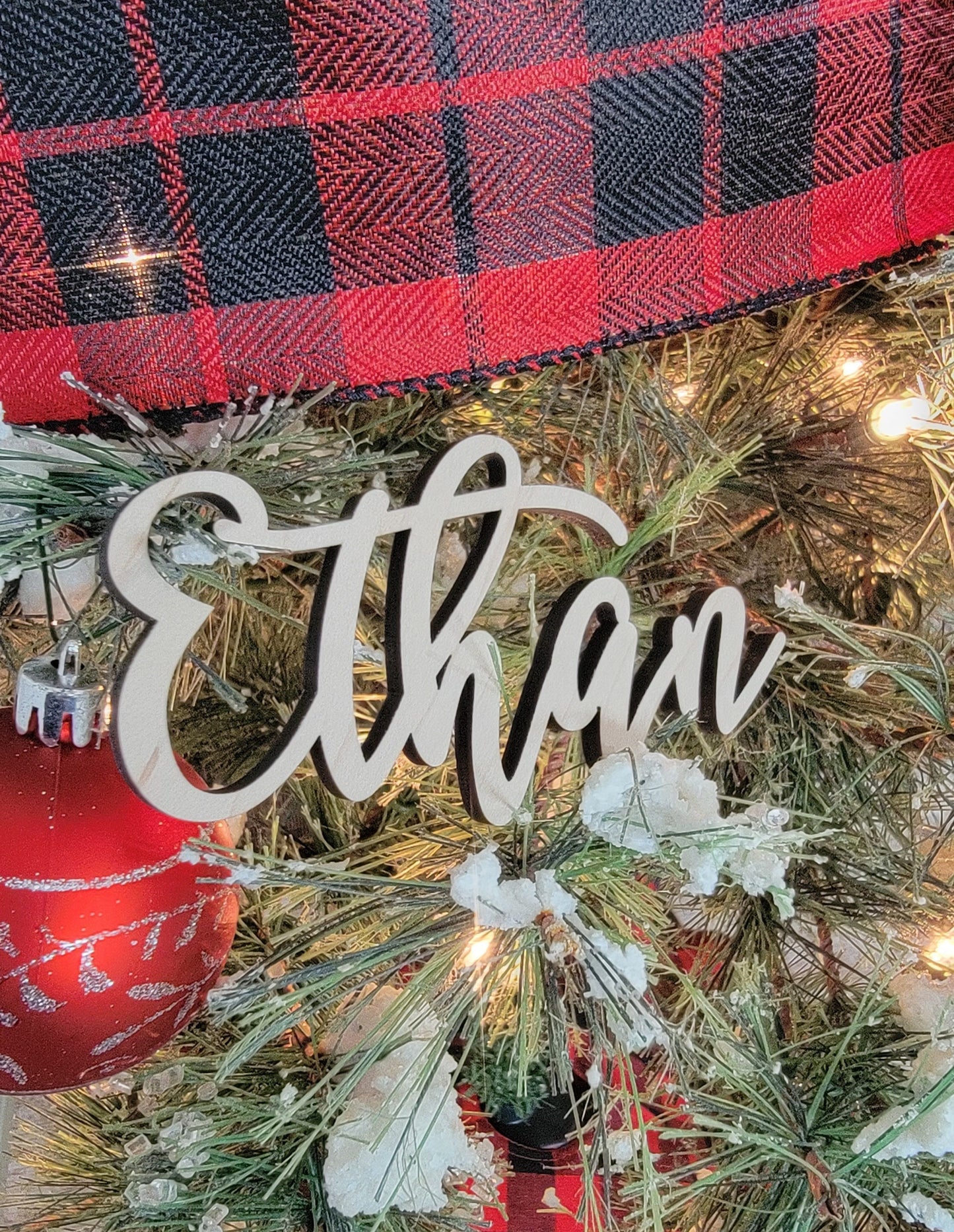 Wood Name Signs, Kids. Childrens Wooden Name Signs. SMALL name sign. Names For Christmas Stockings. Small Wooden Word signs for xmas Tree