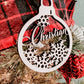 Custom Christmas Ornament Personalized with Name, Stocking Name Tag Value Size 4"x3"
