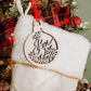 Custom Christmas Ornament Personalized with Name, Stocking Name Tag Value Size 4"x3"
