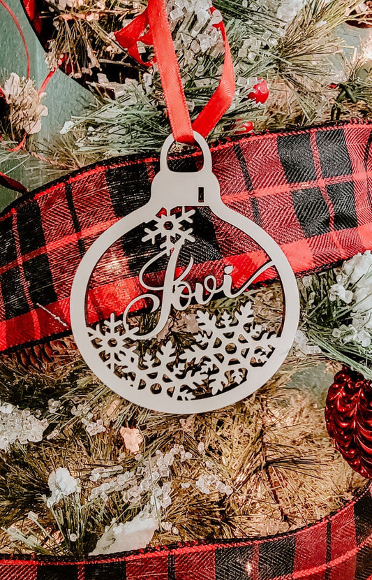 Christmas Stocking Name Tag, Wood Name Ornament Value Size 4"x3", Personalized