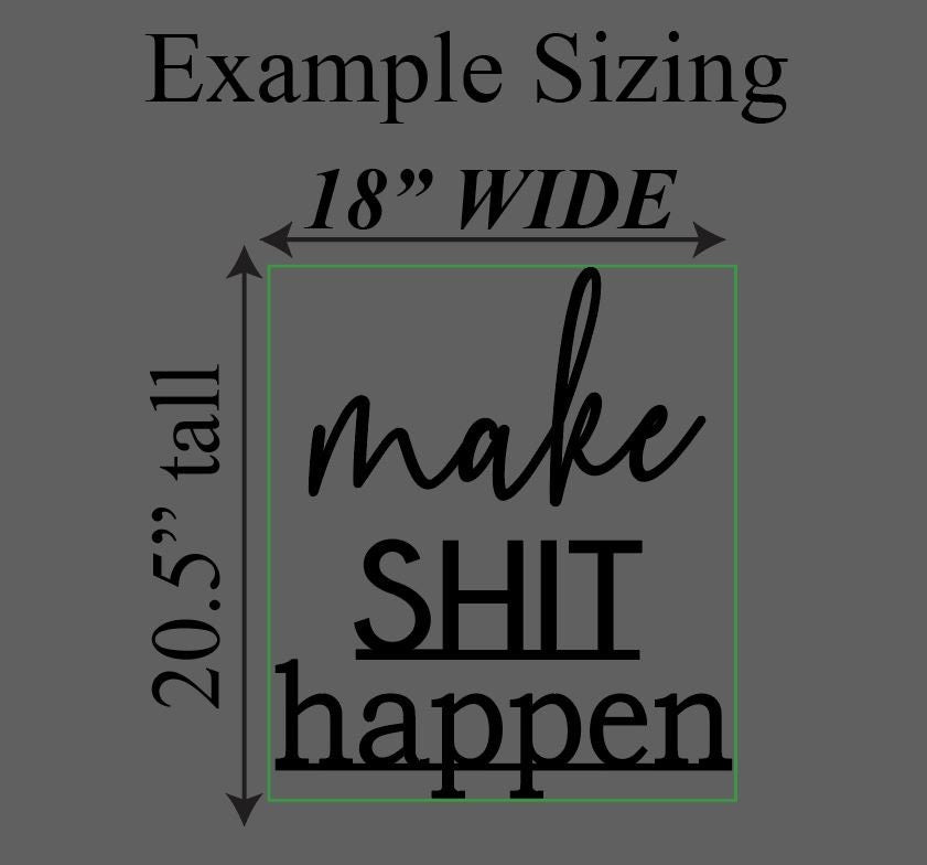 make SHIT happen bathroom sign decor, funny bathroom wall sign, wood wall art for restroom, humor funny housewarming gift, above toilet sign