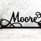 Custom Last Name Sign, Family Name Table sign, Standing Wedding Sweetheart table Sign, Wood Name Cutout for Mantel Decor, Bridal Shower Gift