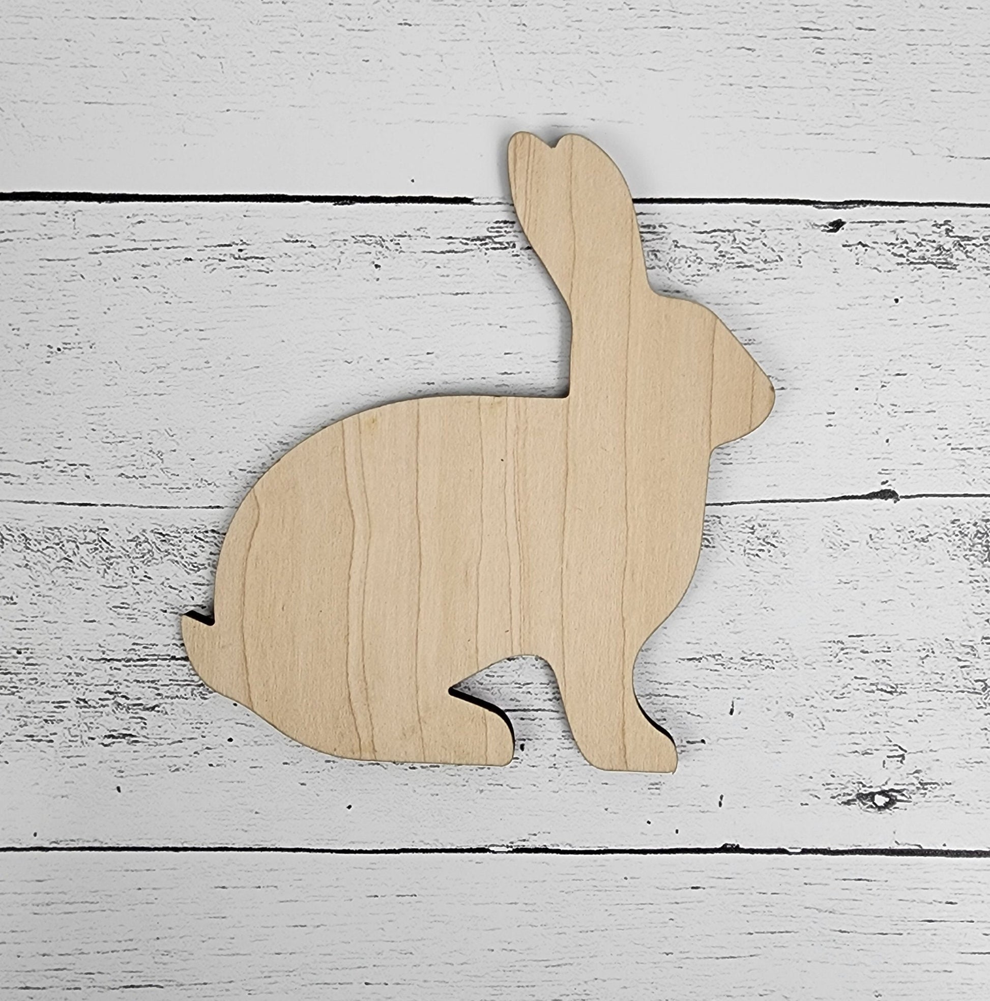 Bunny, Easter Wood Shape, Wooden Rabbit Blank, Unfinished Cut out, Shapes for Crafts DIY Wood Blank, Spring Sign Making, Easter Sign making