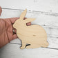Bunny, Easter Wood Shape, Wooden Rabbit Blank, Unfinished Cut out, Shapes for Crafts DIY Wood Blank, Spring Sign Making, Easter Sign making