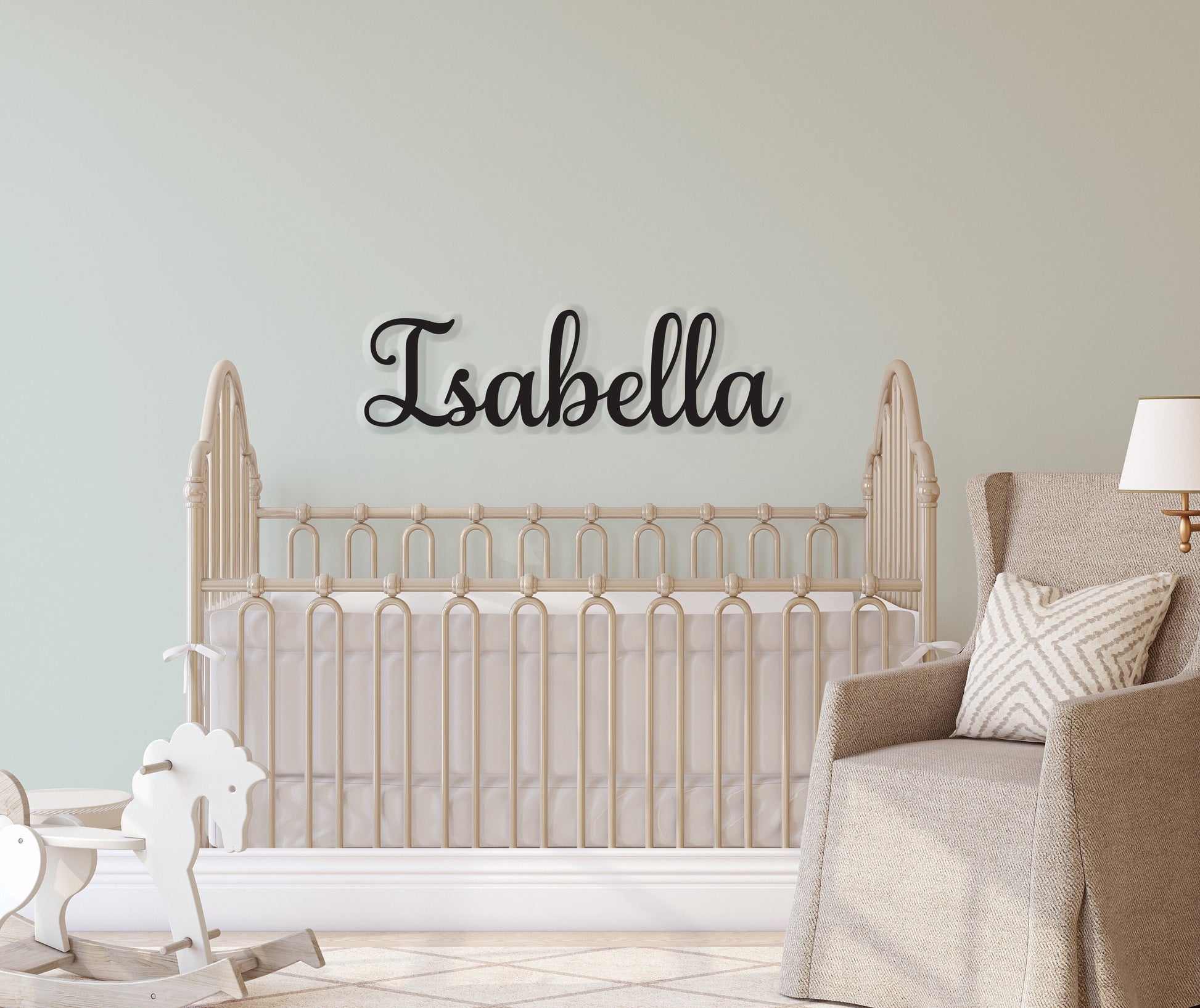 Custom Nursery Name Sign, Boy / Girl Nursery Decor - Wooden Name or Other Personalized Word