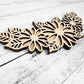 Wood Floral Cut out, Flower shapes, Wooden floral pattern for wood signs, wood flowery cutout, wood blanks shapes for crafts, unfinished DIY
