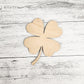 Shamrock Wood Shape 4 leaf Clover, St Patricks Day, March, Spring Decor Sign Making Supplies, Wooden four leaf clover, Unfinished, Quality