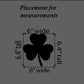 Shamrock Wood Shape 3 leaf Clover, St Patricks Day, March, Spring Decor Sign Making Supplies, Wooden three leaf clover, Unfinished, Quality