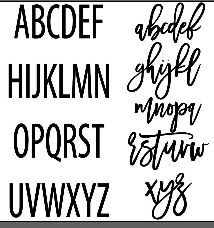 Custom Name Sign, First & Middle Name Nursery Decor - Baby Shower gift