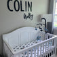 Custom Name Sign, First & Middle Name Nursery Decor - Baby Shower gift