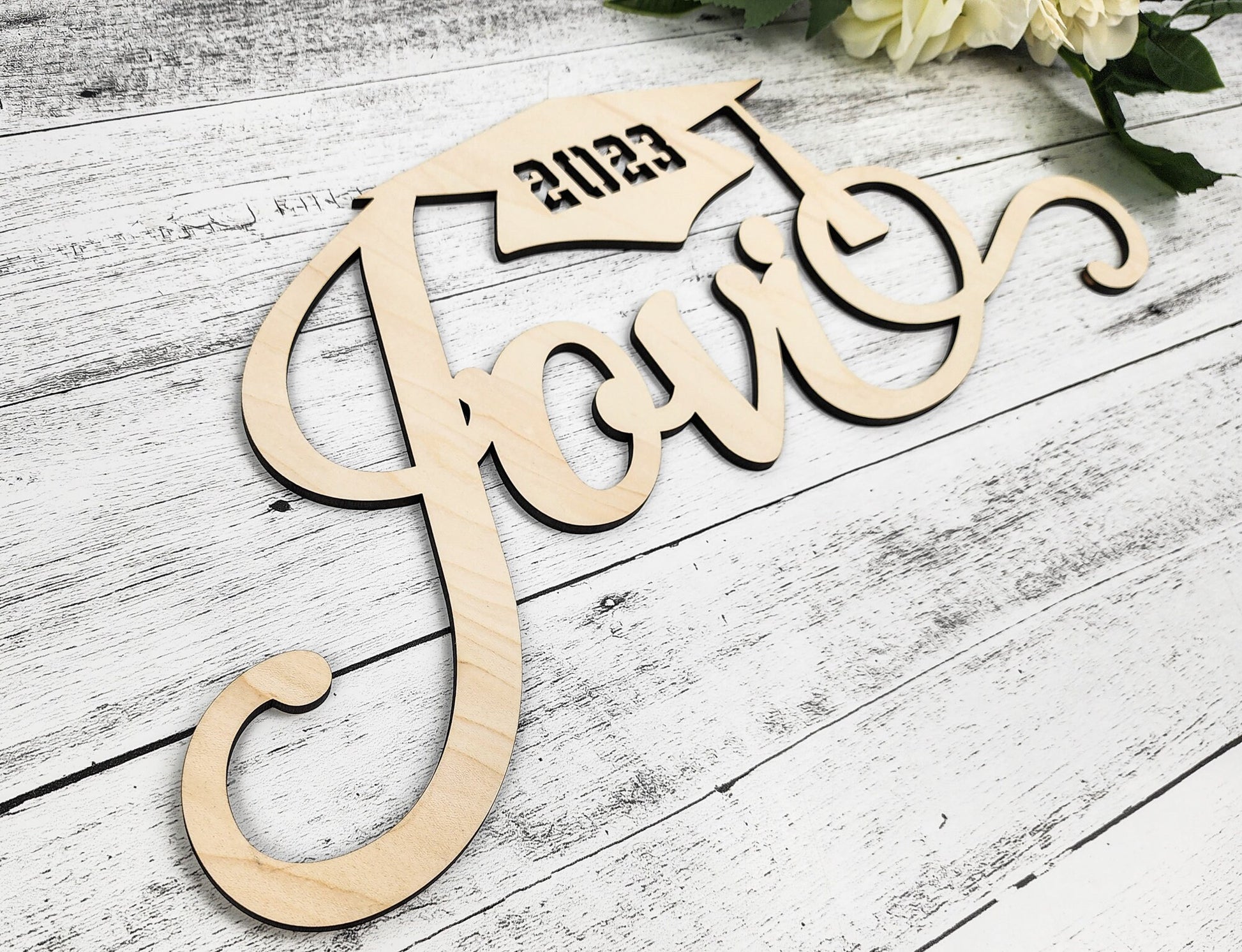 Custom Graduation Decor Name Sign, Custom Grad Sign, Class of 2024, Graduation Party Centerpiece, Senior Year Photo Prop for senior photos