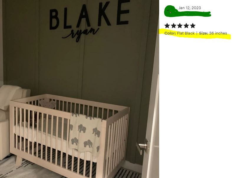Nursery Wooden Name Sign Decor or other Personalized 2 Word or Name Combo - Includes Custom First & Middle name as pictured