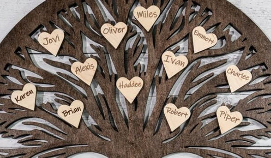 Small Wooden Heart Add-On, Extra Wood Hearts for purchases from our shop