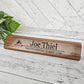 Personalized Desk Name Plate for Business Executive, Administrator, Teacher or Custom Company Office Gifts