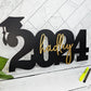 Custom Graduation Decor Name Sign, Custom Grad Sign, Class of 2024, Graduation Party Centerpiece, Senior Year Photo Prop for senior photos