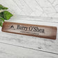 Personalized Desk Name Plate for Business Executive, Administrator, Teacher or Custom Company Office Gifts