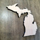 Michigan Christmas Ornament, Michigan Wood Cut out Ornament, Michigan State shaped Christmas Tree decorations, Custom Stated shape tree ornaments
