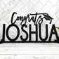 custom graduation decor sign with name personalized, table decor