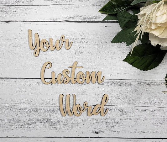Custom wood words Custom word signs, Small words or Names For Crafts, Wooden Names, DIY project Small Wood Name Sign, Personalized Wood Word