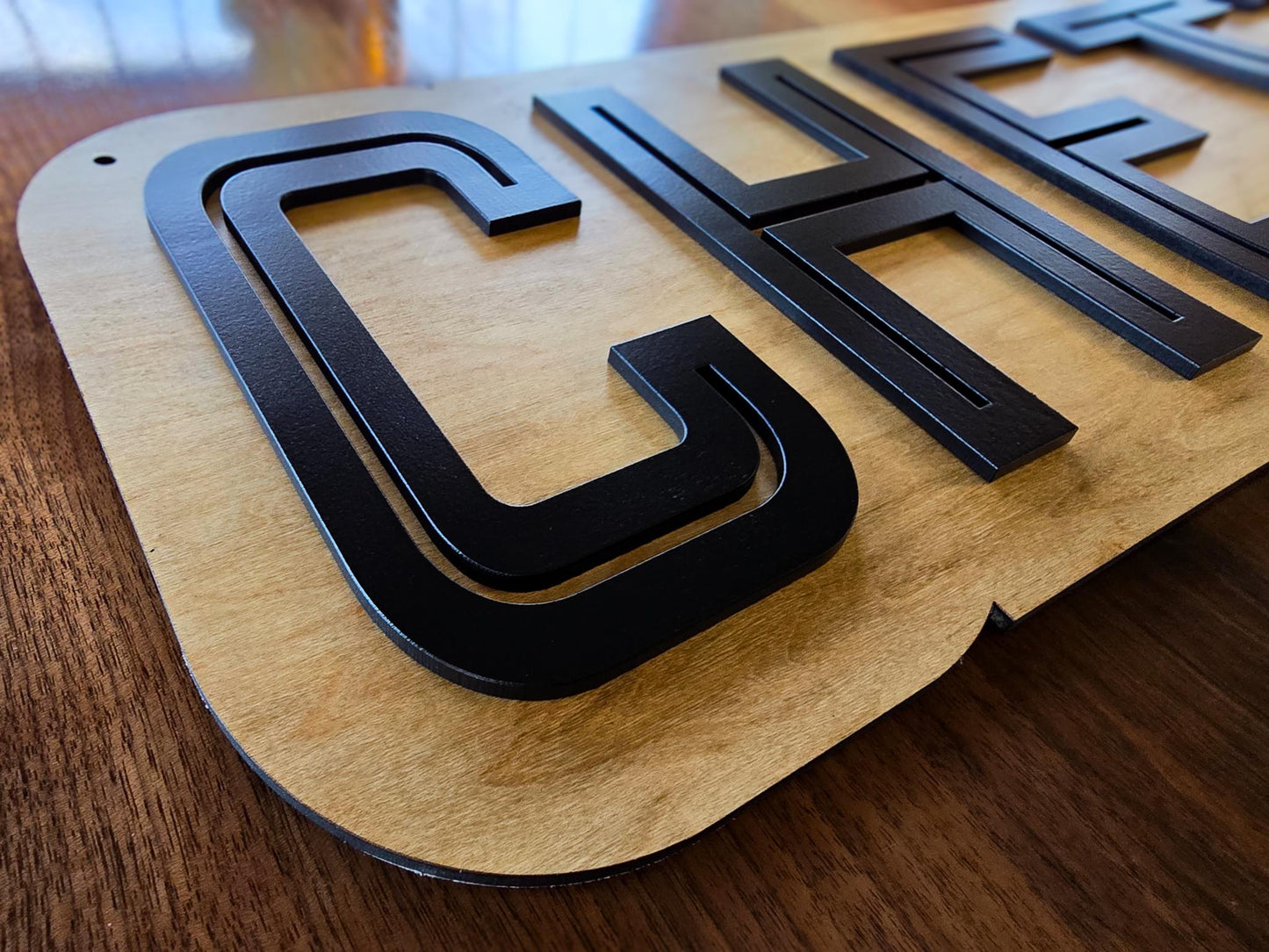 Custom Wooden Name Sign, Modern, Personalized Nursery 3D Layered Wood Name Cut Out, Decor, Baby Room Wall Art Decorations