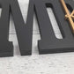 Custom Wedding Mr Mrs Sign Name, Personalized Family Name Wood Letters, Modern Sweetheart Head Table Decor, Photo Prop, newlywed gift
