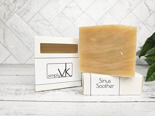 Sinus Soother Cold Process, Natural  Handmade Soap