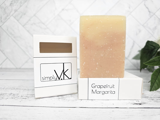 Grapefruit Margarita, Cold Process, Natural  Handmade Soap