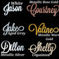 Small Personalized Name Signs - Script font - Wood