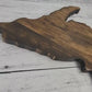 Upper Michigan Wood Sign / Upper Peninsula of Michigan / Upper Michigan Wood Cutout. Upper Peninsula State Shape.  32x16 or 24x12. Yooper UP
