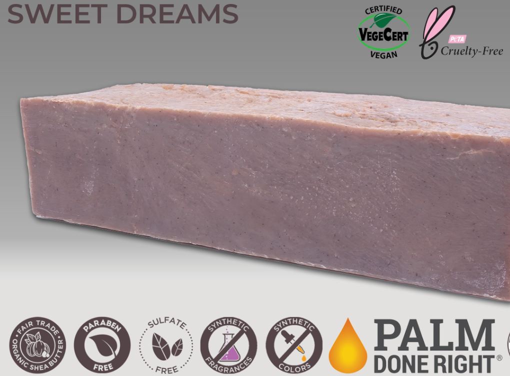 Sweet Dreams, Cold Process, Natural  Handmade Soap