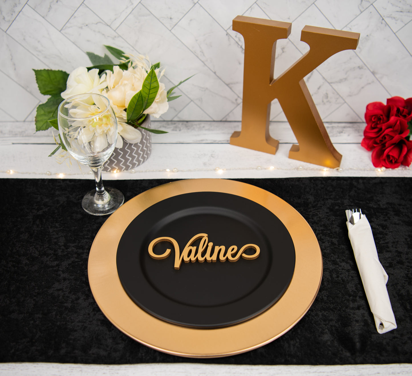 Custom Name Place Cards for Wedding Table Settings, Thanksgiving plate settings or any other special occasion event.