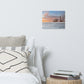 Metal prints - Escanaba Michigan Winter sunrise over Lake Michigan, Sand Point, Water Plant Road, Ludington Park view