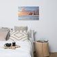 Metal prints - Escanaba Michigan Winter sunrise over Lake Michigan, Sand Point, Water Plant Road, Ludington Park view