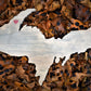 Upper Michigan Wood Sign / Upper Peninsula of Michigan / Upper Michigan Wood Cutout. Upper Peninsula State Shape.  32x16 or 24x12. Yooper UP