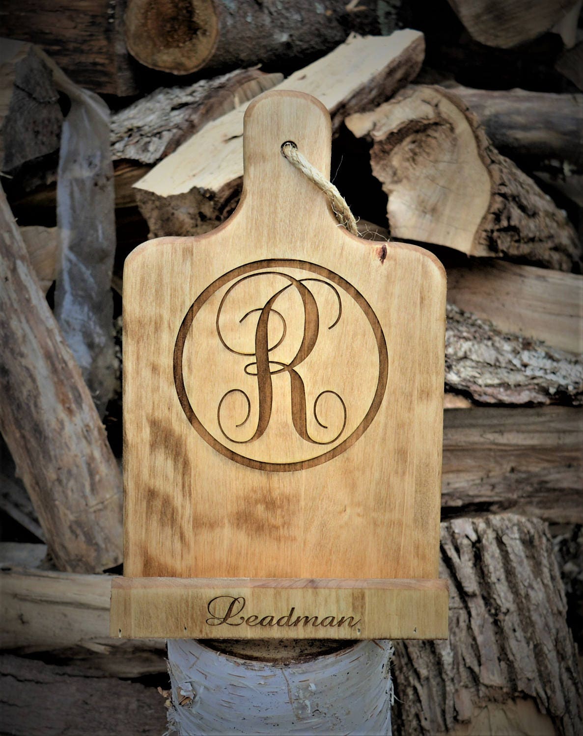 Personalized Wood Recipe Box - Engraved Custom Kitchen Gifts