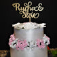 Personalized Wedding Cake topper / Custom Name Wedding Cake Topper / Wood Wedding Cake topper / Personalized Name Cake Topper / Wedding Name