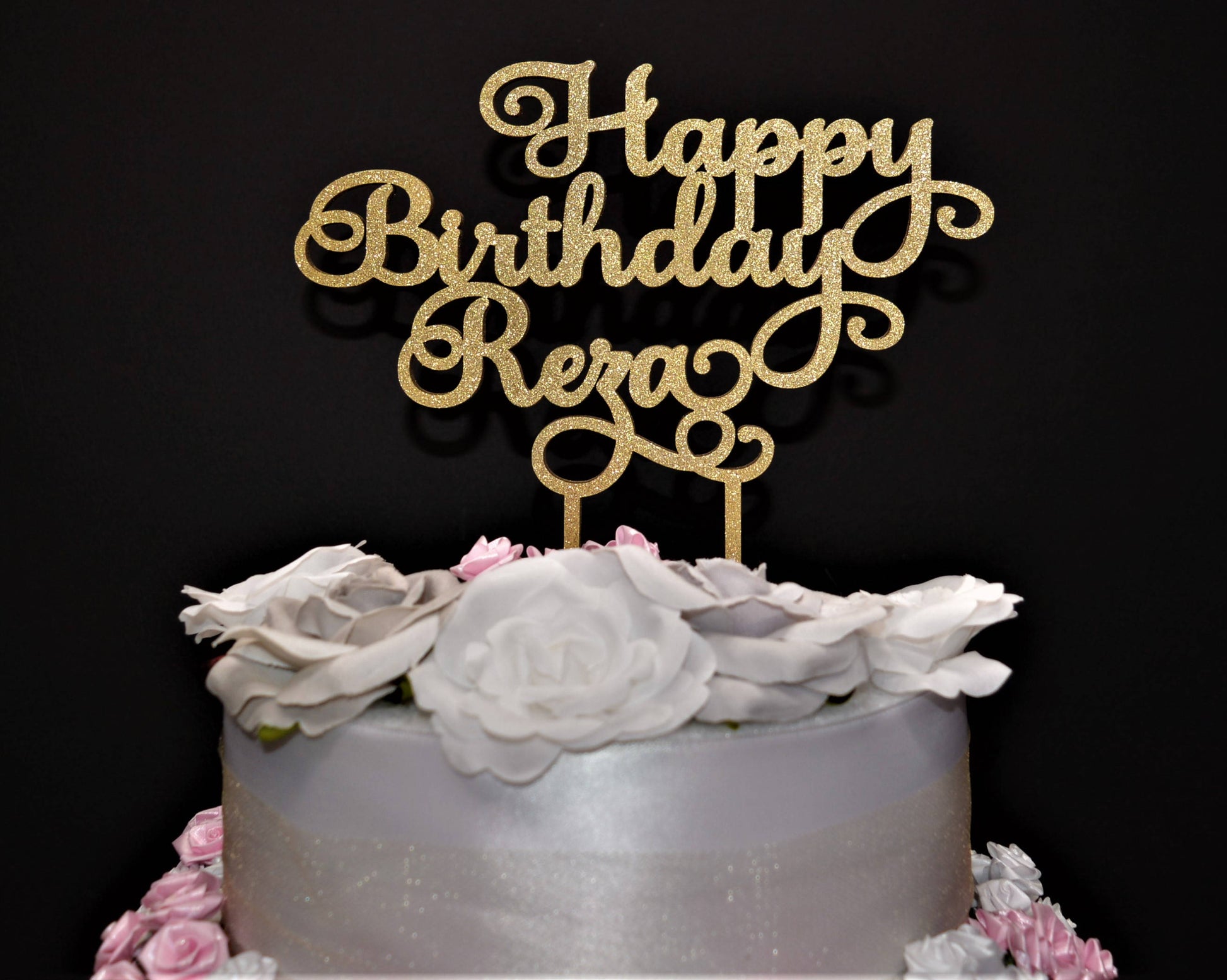 Custom Birthday Cake Topper / Personalized Birthday Cake Topper