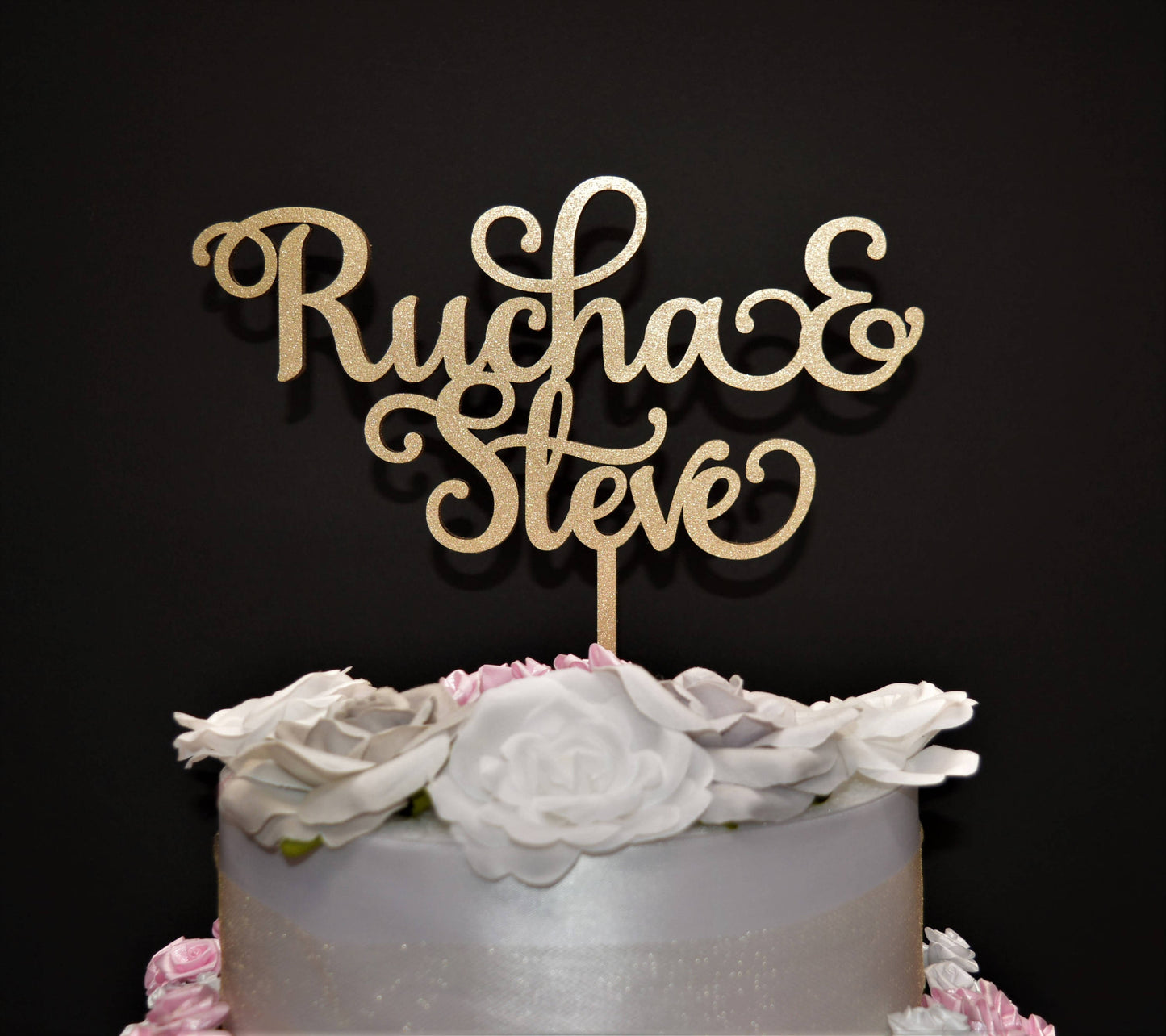 Personalized Wedding Cake topper / Custom Name Wedding Cake Topper / Wood Wedding Cake topper / Personalized Name Cake Topper / Wedding Name