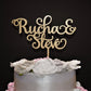Personalized Wedding Cake topper / Custom Name Wedding Cake Topper / Wood Wedding Cake topper / Personalized Name Cake Topper / Wedding Name