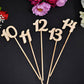 Wedding Table Numbers on sticks / attached stakes. Wooden Table Numbers. Rustic Table Numbers. Party Table Numbers. Wood Numbers with stake
