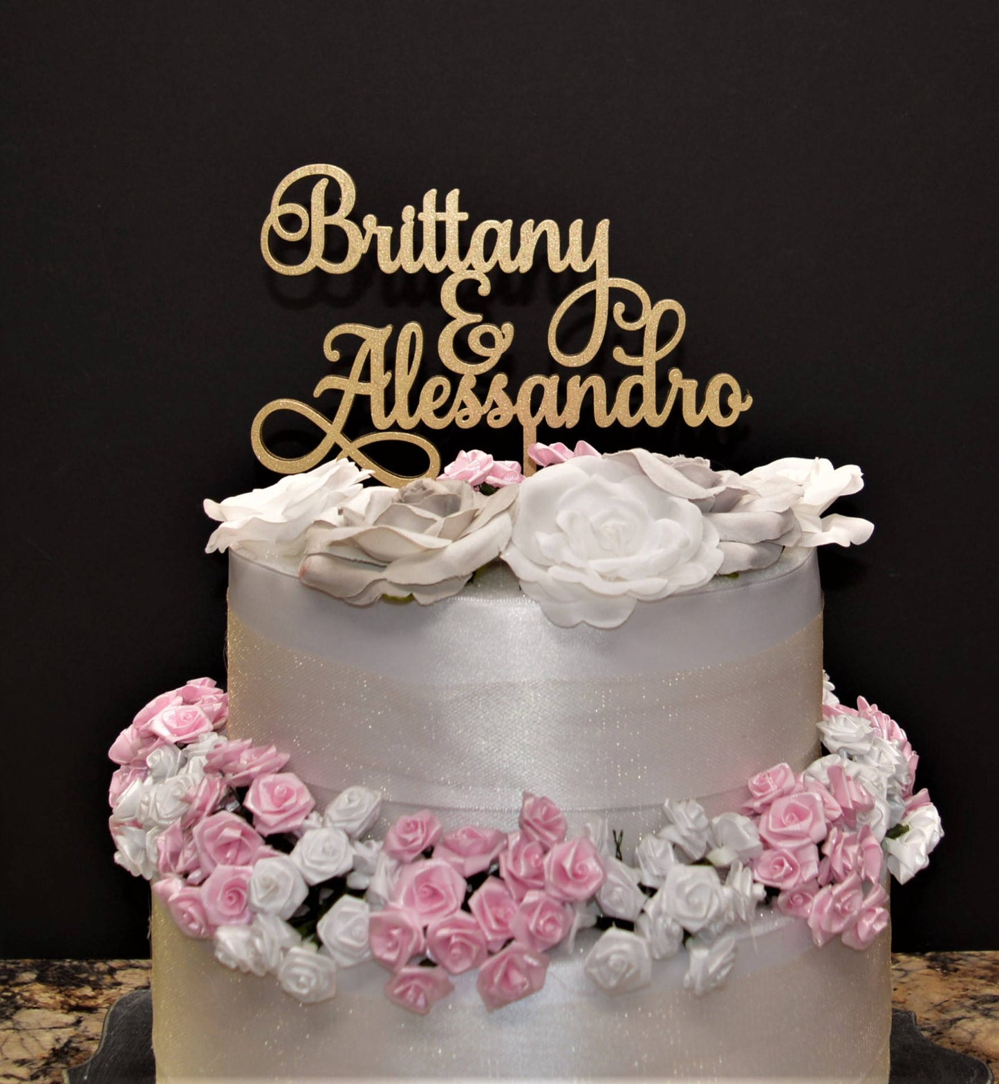 Personalized Wedding Cake topper / Custom Name Wedding Cake Topper / Wood Wedding Cake topper / Personalized Name Cake Topper / Wedding Name