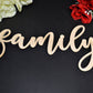FAMILY wood sign. Calligraphy FAMILY Wall Sign. Laser cut FAMILY wood sign. Rustic Wood Family Sign. Wood Family Word Sign. Wood Family Sign