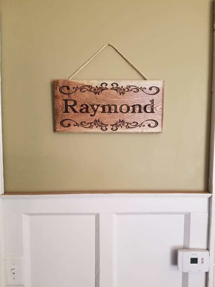 ENGRAVED Wood Sign with Last Name, HardWood, High Quality, Custom Name Sign, Personalized Rustic, Family, Outdoor Sign, House Camp Sign Gift