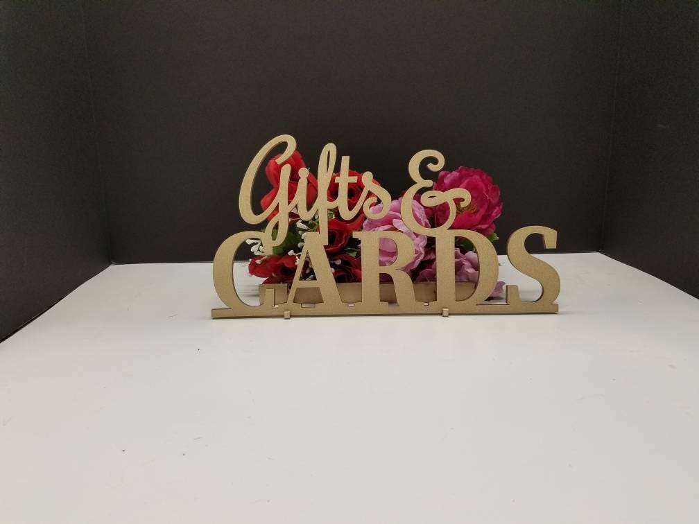 Gifts & cards sign. Gifts and cards wood sign. Gift Sign. Card Sign. Gift table sign. Wedding signs. Graduation sign Wood Gift and card sign
