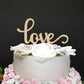Love Cake Topper. Wedding cake Topper. Script Love wedding cake topper. Wood Word Cake topper. Script Love wood cake topper. Wedding Decor