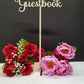 Guestbook Sign. Guestbook Wedding Sign. Freestanding Guestbook Table Sign. Wood Guestbook Table Sign Wedding decor Wedding table centerpiece